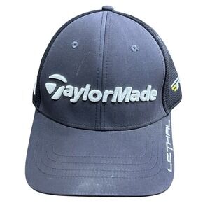 TaylorMade RBZ Lethal Black Adjustable Golf‎ Cap Hat Taylor Made Logo Golfing